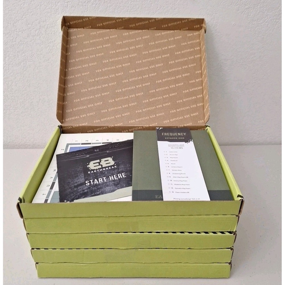RARE RETIRED Hunt A Killer Earth Break FREQUENCY Subscription Only (5) NEW!‎